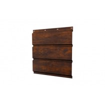 ГРАНД ЛАЙН Софит металлический центральная перфорация 0,45 Print Elite с пленкой Chestnut Wood 426310