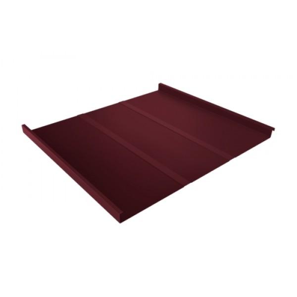 ГРАНД ЛАЙН Фальц двойной стоячий Line 0,5 Satin Matt с пленкой на замках RAL 3005 красное вино 390934 ГРАНД ЛАЙН Фальц двойной стоячий Line 0,5 Satin Matt с пленкой на замках RAL 3005 красное вино 390934