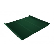 ГРАНД ЛАЙН Фальц двойной стоячий Line 0,5 Satin Matt с пленкой на замках RAL 6005 зеленый мох 445541