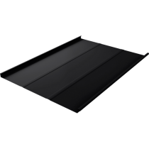 ГРАНД ЛАЙН Фальц двойной стоячий Line 0,5 Satin с пленкой на замках RAL 9005 черный 560376
