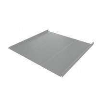 ГРАНД ЛАЙН Фальц двойной стоячий Line 0,5 Satin с пленкой на замках RAL 9006 бело-алюминиевый 563532