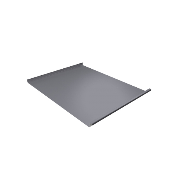 ГРАНД ЛАЙН Фальц двойной стоячий 0,5 Satin с пленкой на замках RAL 7004 сигнальный серый 054446 ГРАНД ЛАЙН Фальц двойной стоячий 0,5 Satin с пленкой на замках RAL 7004 сигнальный серый 054446