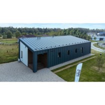 ГРАНД ЛАЙН Фальц двойной стоячий 0,5 Rooftop Бархат с пленкой на замках RAL 7024 мокрый асфальт 503259