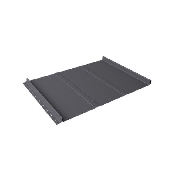 ГРАНД ЛАЙН Кликфальц Line 0,45 Drap TX с пленкой на замках RAL 7004 сигнальный серый 558842 ГРАНД ЛАЙН Кликфальц Line 0,45 Drap TX с пленкой на замках RAL 7004 сигнальный серый 558842