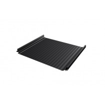 ГРАНД ЛАЙН Кликфальц Pro Gofr 0,45 Drap с пленкой на замках RAL 9005 черный 484393