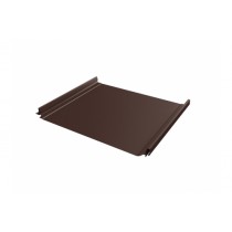 ГРАНД ЛАЙН Кликфальц Pro 0,5 PurLite Matt с пленкой на замках RAL 8017 шоколад 258587