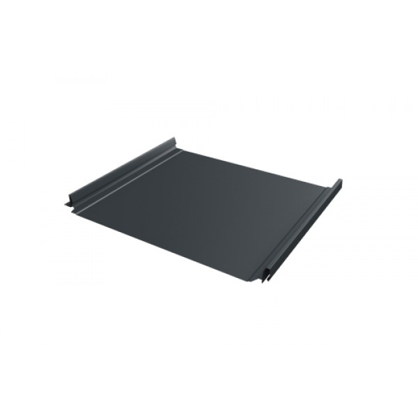 ГРАНД ЛАЙН Кликфальц Pro 0,45 Drap ST с пленкой на замках RAL 7016 антрацитово-серый 407282 ГРАНД ЛАЙН Кликфальц Pro 0,45 Drap ST с пленкой на замках RAL 7016 антрацитово-серый 407282
