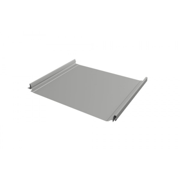 ГРАНД ЛАЙН Кликфальц Pro 0,5 Satin с пленкой на замках RAL 9006 бело-алюминиевый 485048 ГРАНД ЛАЙН Кликфальц Pro 0,5 Satin с пленкой на замках RAL 9006 бело-алюминиевый 485048