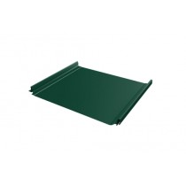 ГРАНД ЛАЙН Кликфальц Pro 0,45 PE с пленкой на замках RAL 6005 зеленый мох 485594