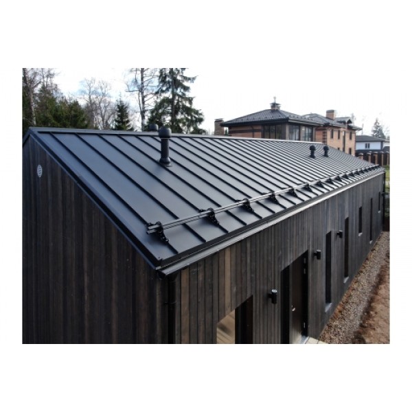 ГРАНД ЛАЙН Кликфальц Pro 0,45 Drap ST с пленкой на замках RAL 9005 черный 485684 ГРАНД ЛАЙН Кликфальц Pro 0,45 Drap ST с пленкой на замках RAL 9005 черный 485684