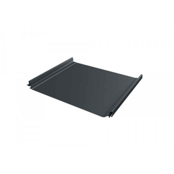 ГРАНД ЛАЙН Кликфальц Pro 0,45 Drap TX с пленкой на замках RAL 7016 антрацитово-серый 558853 ГРАНД ЛАЙН Кликфальц Pro 0,45 Drap TX с пленкой на замках RAL 7016 антрацитово-серый 558853