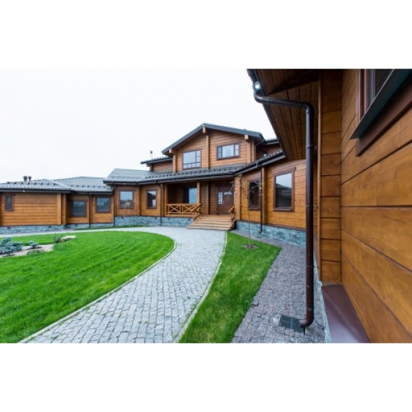ГРАНД ЛАЙН Профиль волновой Камея (Kamea) 0,5 GreenCoat Pural BT RR 32 темно-коричневый (RAL 8019 серо-коричневый) 149343