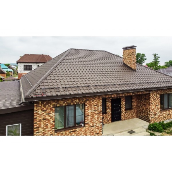 ГРАНД ЛАЙН Профиль волновой Камея (Kamea) 0,5 GreenCoat Pural БТ матовый RR 32 темно-коричневый (RAL 8019 серо-коричневый) 149344 ГРАНД ЛАЙН Профиль волновой Камея (Kamea) 0,5 GreenCoat Pural БТ матовый RR 32 темно-коричневый (RAL 8019 серо-коричневый) 149344