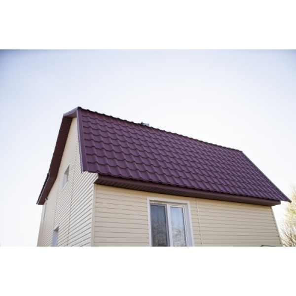 ГРАНД ЛАЙН Металлочерепица Камея (Kamea) v01 0,5 Satin Matt RAL 3005 красное вино 397605 ГРАНД ЛАЙН Металлочерепица Камея (Kamea) v01 0,5 Satin Matt RAL 3005 красное вино 397605