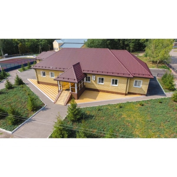 ГРАНД ЛАЙН Профиль волновой Камея (Kamea) 0,45 Drap ST RAL 3005 красное вино 436503