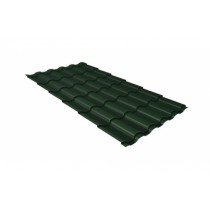 ГРАНД ЛАЙН Профиль волновой Кредо (Kredo) 0,5 GreenCoat Pural BT RR 11 темно-зеленый (RAL 6020 хромовая зелень) 204097