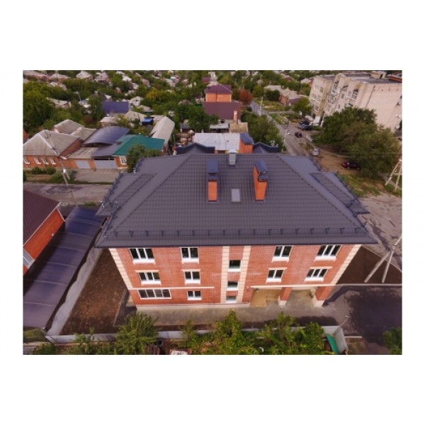 ГРАНД ЛАЙН Профиль волновой Кредо (Kredo) 0,45 Drap ST RAL 7024 мокрый асфальт 362360 ГРАНД ЛАЙН Профиль волновой Кредо (Kredo) 0,45 Drap ST RAL 7024 мокрый асфальт 362360
