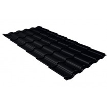 ГРАНД ЛАЙН Профиль волновой Кредо (Kredo) 0,45 Drap ST RAL 9005 черный 362716
