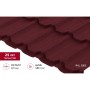 ГРАНД ЛАЙН Металлочерепица Квинта плюс (Kvinta plus) 0,5 Satin Matt RAL 3005 красное вино 386249 ГРАНД ЛАЙН Металлочерепица Квинта плюс (Kvinta plus) 0,5 Satin Matt RAL 3005 красное вино 386249