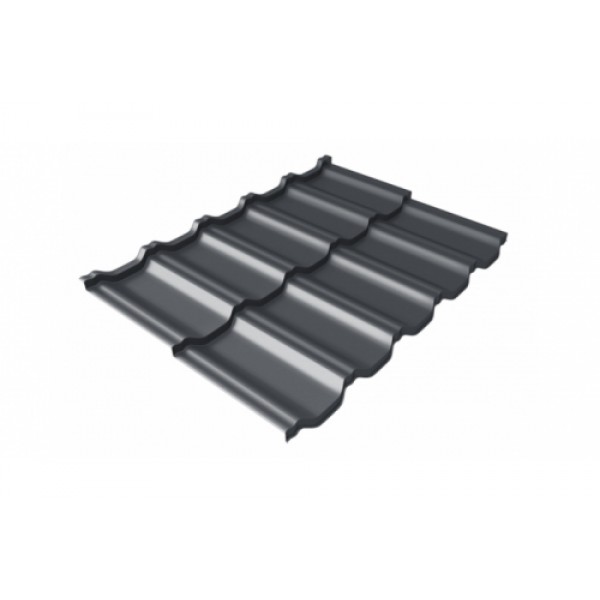 ГРАНД ЛАЙН Металлочерепица модульная квинта Uno c 3D резом 0,5 Satin Matt RAL 7024 мокрый асфальт 240848 ГРАНД ЛАЙН Металлочерепица модульная квинта Uno c 3D резом 0,5 Satin Matt RAL 7024 мокрый асфальт 240848