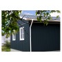 ГРАНД ЛАЙН Металлочерепица квадро профи 0,5 Satin Matt RAL 7024 мокрый асфальт 258497