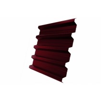 ГРАНД ЛАЙН Профнастил H60R 0,5 Satin RAL 3005 красное вино 58778