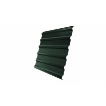 ГРАНД ЛАЙН Профнастил С20R 0,5 GreenCoat Pural BT, matt RR 11 темно-зеленый (RAL 6020 хромовая зелень) 190277