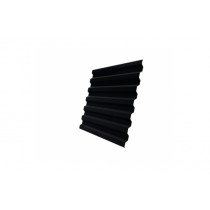 ГРАНД ЛАЙН Профнастил С21R 0,5 Satin Matt RAL 9005 черный 275191