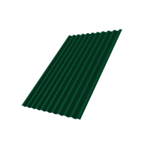 ГРАНД ЛАЙН Профнастил С21R 0,5 Satin RAL 6005 зеленый мох 053935
