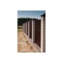 ГРАНД ЛАЙН Колпак на столб 390х390мм 0,5 Satin с пленкой RAL 7004 сигнальный серый 294328