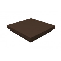 ГРАНД ЛАЙН Колпак на столб плоский 1420х390мм 0,45 Drap с пленкой RAL 8017 шоколад 476385
