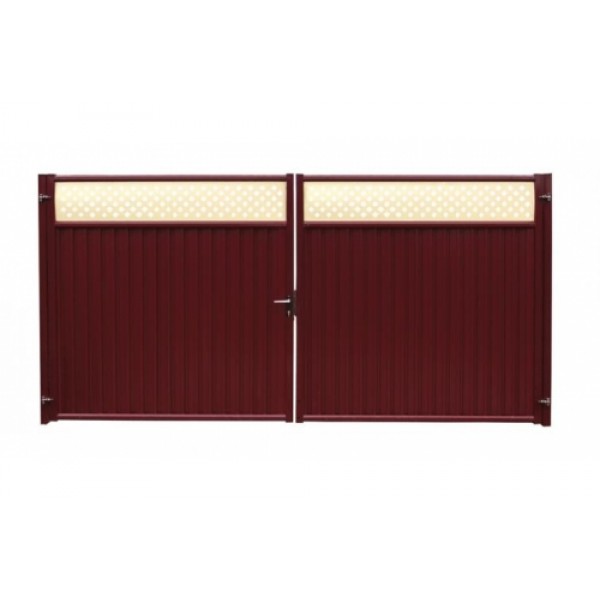 ГРАНД ЛАЙН Ворота Estet Plus 2,4х3,6 RAL 3005/1014 81208 ГРАНД ЛАЙН Ворота Estet Plus 2,4х3,6 RAL 3005/1014 81208