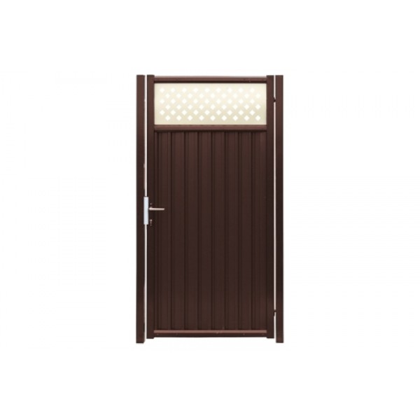ГРАНД ЛАЙН Калитка Estet Plus 2,0х1 RAL 8017/1014 41651 ГРАНД ЛАЙН Калитка Estet Plus 2,0х1 RAL 8017/1014 41651