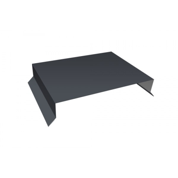 ГРАНД ЛАЙН Парапетная крышка прямая 250мм 0,5 PurPro с пленкой RAL 7024 мокрый асфальт (2,5м) 560692 ГРАНД ЛАЙН Парапетная крышка прямая 250мм 0,5 PurPro с пленкой RAL 7024 мокрый асфальт (2,5м) 560692
