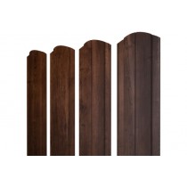 ГРАНД ЛАЙН Штакетник Круглый фигурный 0,45 Print Premium Cherry Wood Fresh 518179