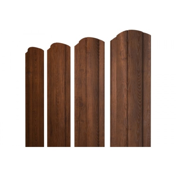 ГРАНД ЛАЙН Штакетник Круглый фигурный 0,45 Print Premium Golden Wood Fresh 559058 ГРАНД ЛАЙН Штакетник Круглый фигурный 0,45 Print Premium Golden Wood Fresh 559058