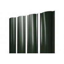 ГРАНД ЛАЙН Штакетник Круглый 0,5 GreenCoat Pural BT, matt RR 11 темно-зеленый (RAL 6020 хромовая зелень) 399640