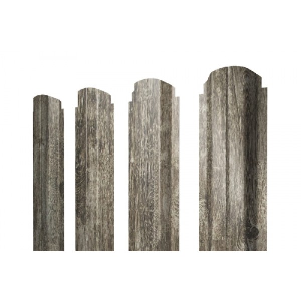 ГРАНД ЛАЙН Штакетник П-образный А фигурный 0,45 Print Elite Nordic Wood TwinColor 266130 ГРАНД ЛАЙН Штакетник П-образный А фигурный 0,45 Print Elite Nordic Wood TwinColor 266130