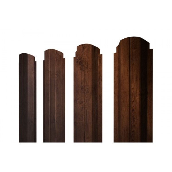 ГРАНД ЛАЙН Штакетник П-образный В фигурный 0,45 Print Premium Cherry Wood Fresh 518171