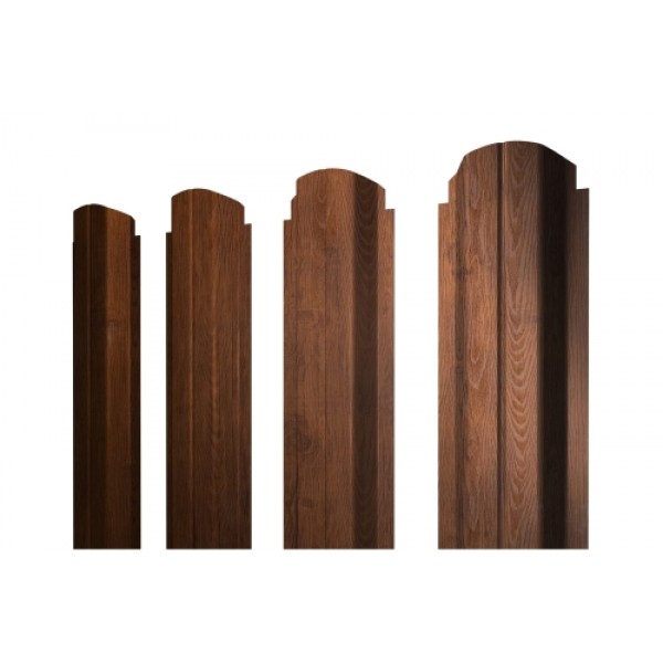 ГРАНД ЛАЙН Штакетник П-образный А фигурный 0,45 Print Premium Golden Wood Fresh TwinColor 537172 ГРАНД ЛАЙН Штакетник П-образный А фигурный 0,45 Print Premium Golden Wood Fresh TwinColor 537172