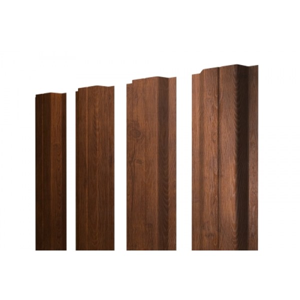 ГРАНД ЛАЙН Штакетник П-образный A с прямым резом 0,45 Print Premium Golden Wood Fresh TwinColor 537029 ГРАНД ЛАЙН Штакетник П-образный A с прямым резом 0,45 Print Premium Golden Wood Fresh TwinColor 537029