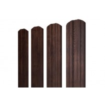 ГРАНД ЛАЙН Штакетник Twin фигурный 0,45 Print-Double Premium Cherry Wood Lite Fresh 542668