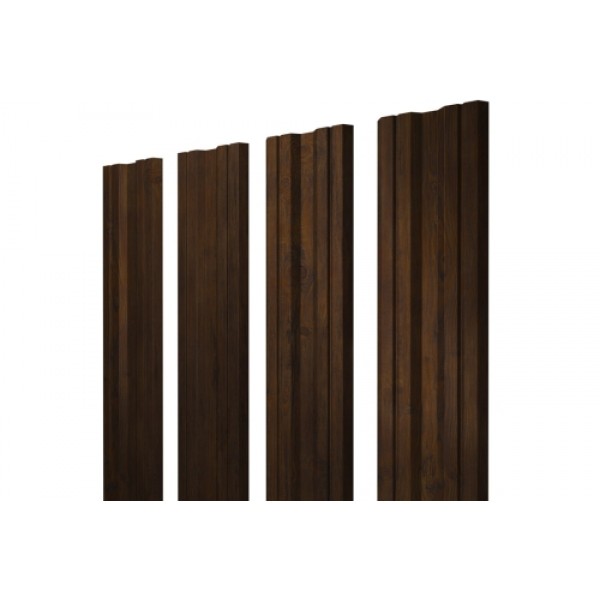 ГРАНД ЛАЙН Штакетник Twin с прямым резом 0,45 Print Elite Chestnut Wood Twin с прямым резомColor 553350 ГРАНД ЛАЙН Штакетник Twin с прямым резом 0,45 Print Elite Chestnut Wood Twin с прямым резомColor 553350
