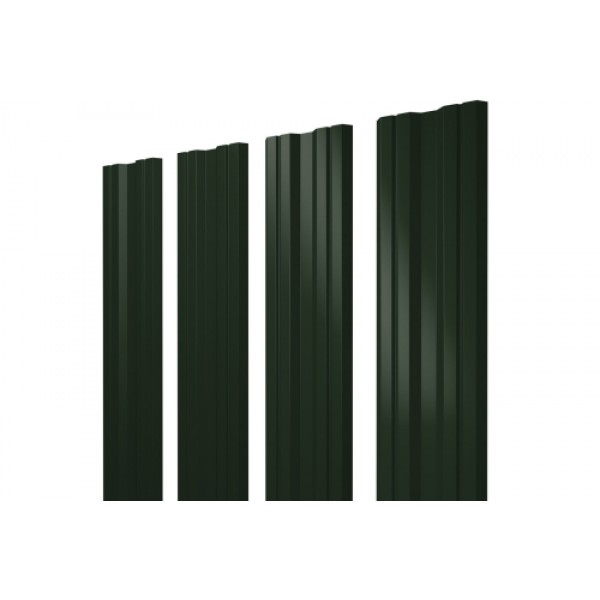 ГРАНД ЛАЙН Штакетник Twin 0,5 GreenCoat Pural BT, matt RR 11 темно-зеленый (RAL 6020 хромовая зелень) 410133 ГРАНД ЛАЙН Штакетник Twin 0,5 GreenCoat Pural BT, matt RR 11 темно-зеленый (RAL 6020 хромовая зелень) 410133