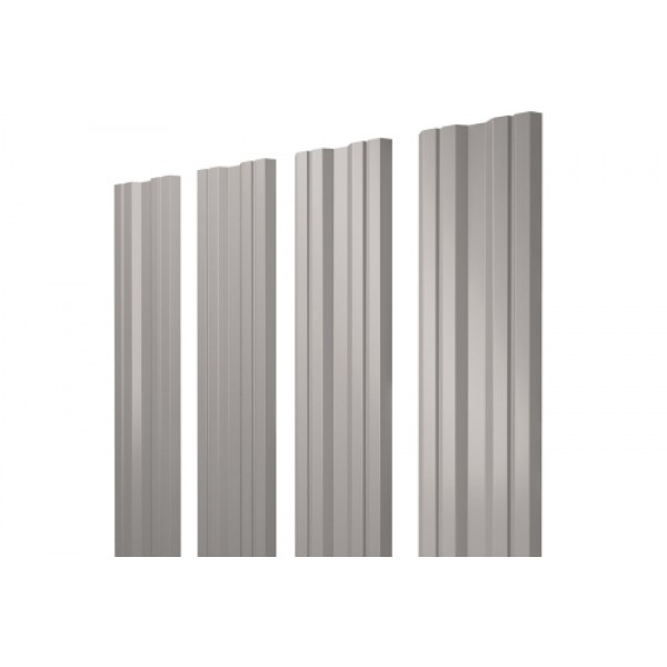 ГРАНД ЛАЙН Штакетник Twin с прямым резом 0,5 GreenCoat Pural BT, matt RR 21 светло-серый (RAL 7040 серое окно) 433246 ГРАНД ЛАЙН Штакетник Twin с прямым резом 0,5 GreenCoat Pural BT, matt RR 21 светло-серый (RAL 7040 серое окно) 433246