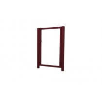 ГРАНД ЛАЙН Калитка Жалюзи 1,68х1 RAL 3005 без заполнения 432429