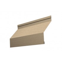 ГРАНД ЛАЙН Ламель забора жалюзи Milan 0,45 Print Elite с пленкой Milky Wood TwinColor 481826