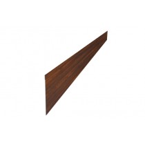 ГРАНД ЛАЙН Ламель забора жалюзи Palermo 0,45 Print Elite с пленкой Chestnut Wood 485028