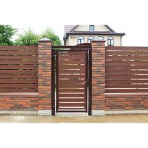 ГРАНД ЛАЙН Калитка Жалюзи Texas 2,0х1 ПФ RAL 8017 без зап.(лам. 150 мм) 462623