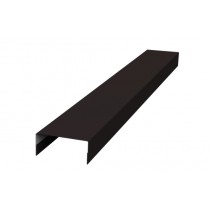 ГРАНД ЛАЙН Крышка 45х20 жалюзи Texas 0,5 PurLite Matt RAL 9005 черный 451592